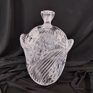 24% LEAD CRYSTAL CANDY DISH
